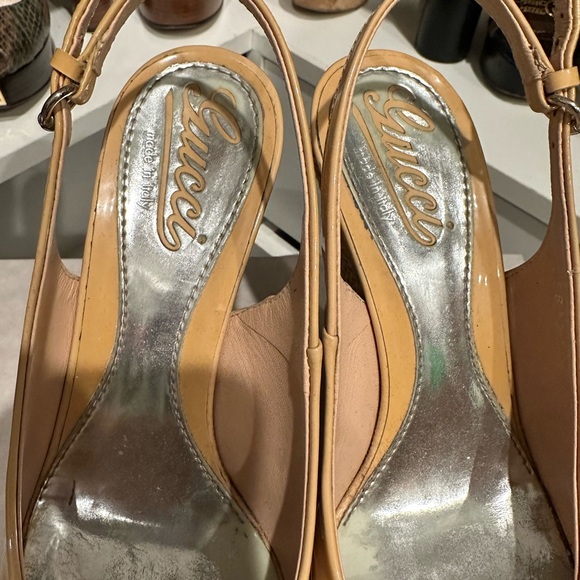 Gucci Vitello Vernice Soft Sable wedge - Picture 5 of 7